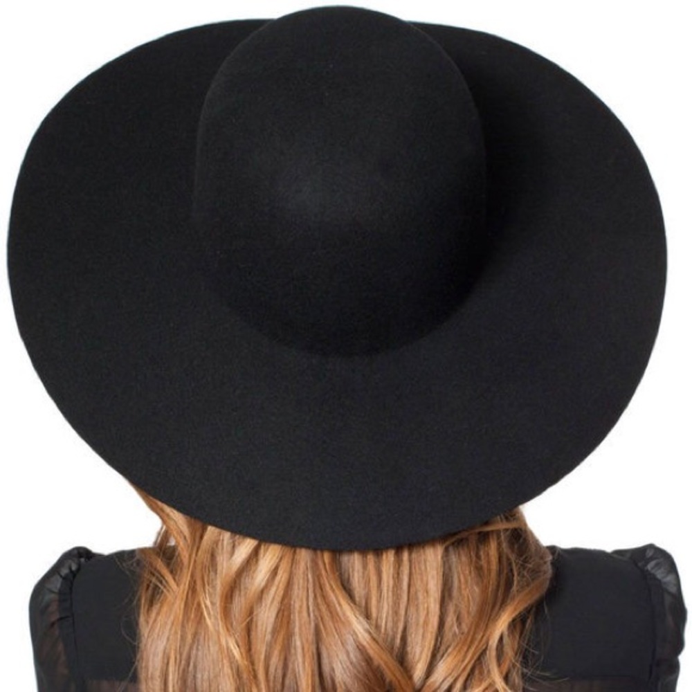 American Apparel Baron Hat Wool Floppy Hat Black | American Apparel Accessories